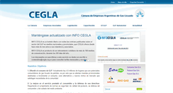 Desktop Screenshot of cegla.org.ar